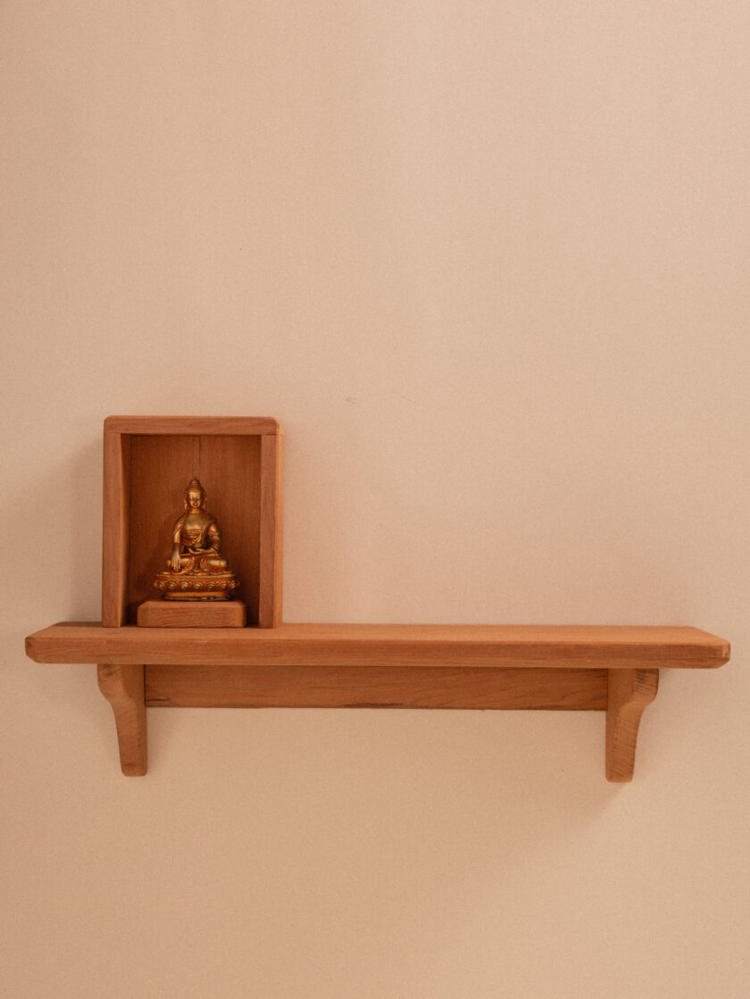 Altar de cedro rojo con capilla portátil - Imagen 4