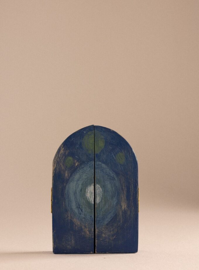 Altar portàtil de fusta