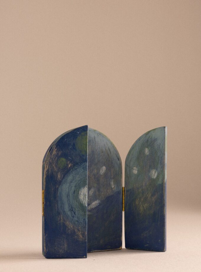 Altar portàtil de fusta