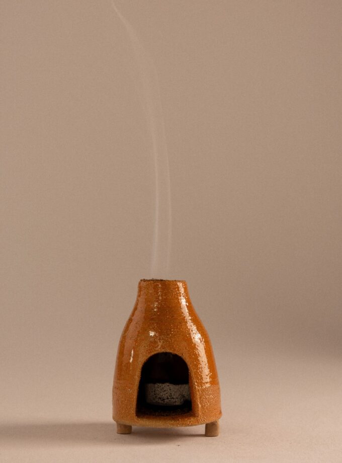 Ceramic incense burner