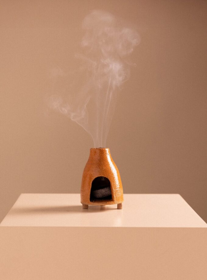 Ceramic incense burner