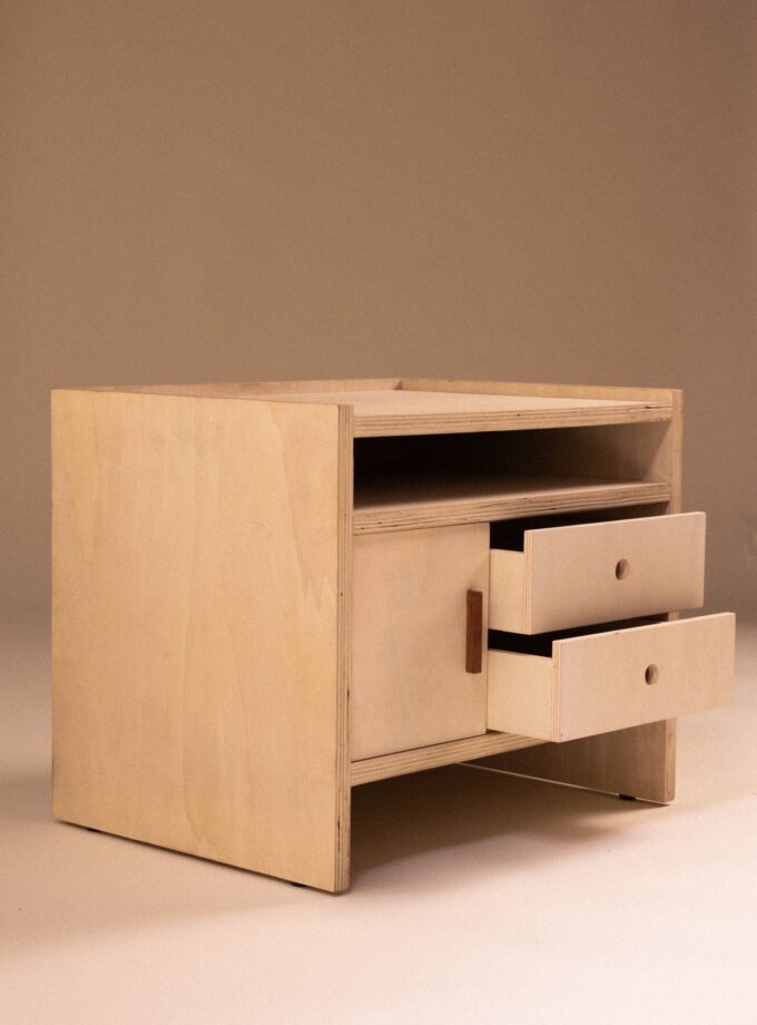 Mesa de práctica de madera de chopo