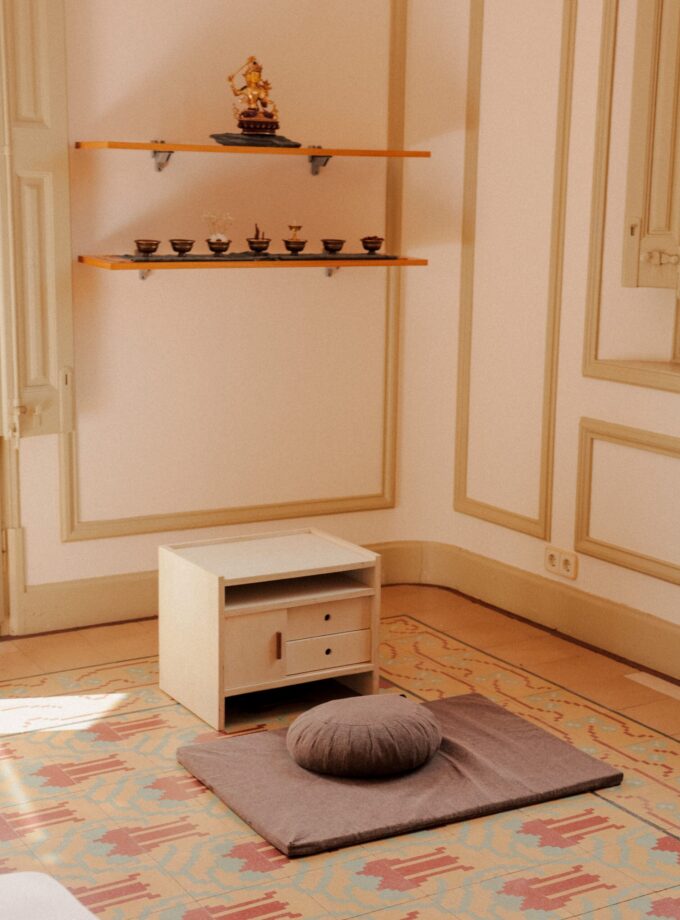 Mesa de práctica de madera de chopo