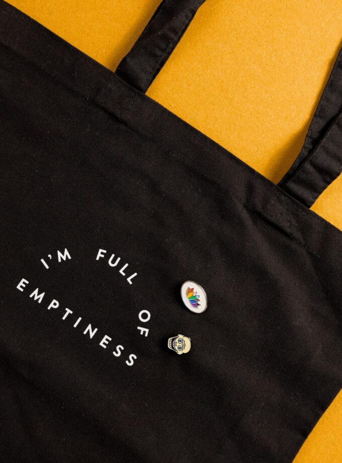 Tote bag color negro